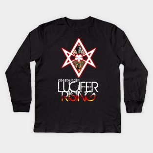 Kenneth Anger's Lucifer Rising Design Kids Long Sleeve T-Shirt